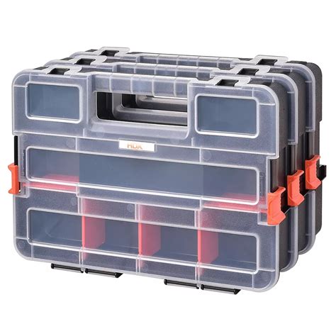 stackable small parts organizer